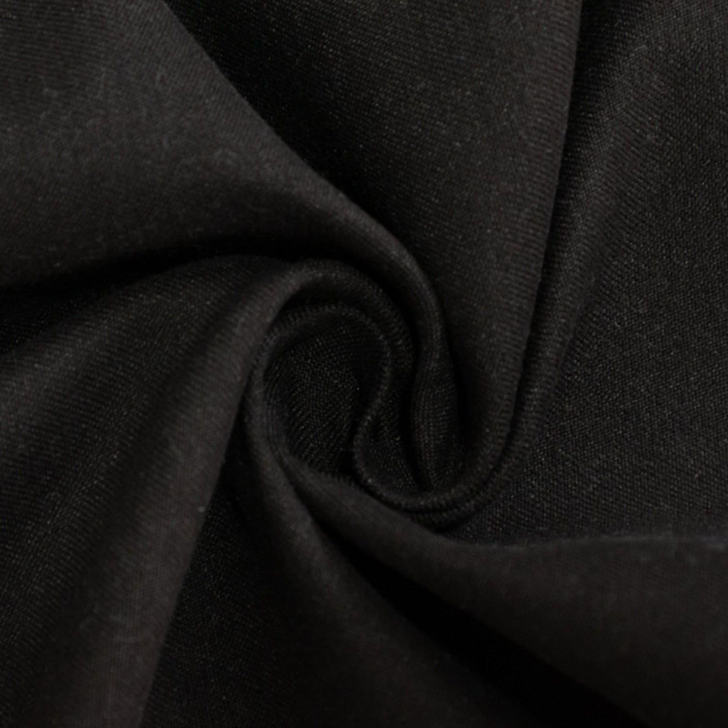 Cotton Blend 70"x70" Square Tablecloth Black - Wrinkle-Resistant Fabric Table Cover