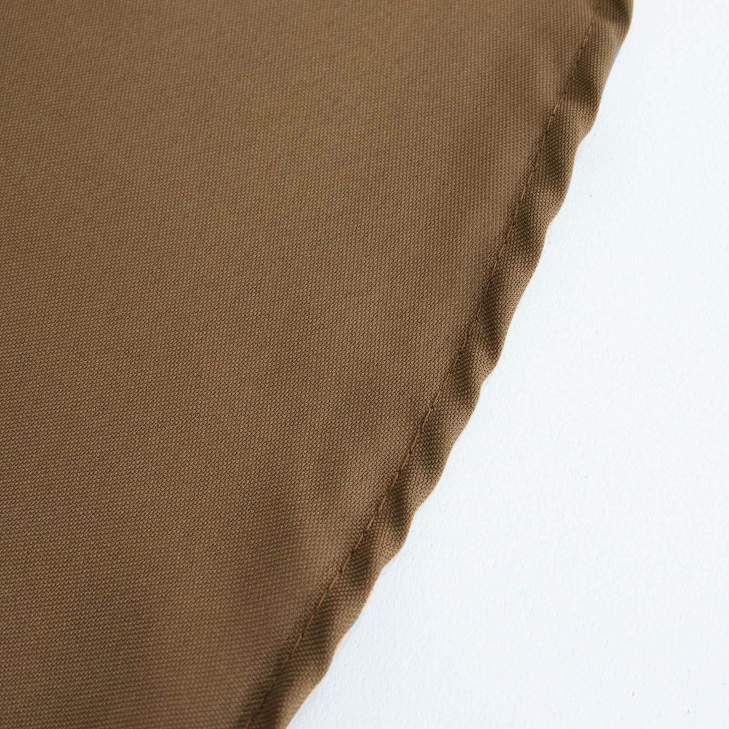 Polyester 120" Round Tablecloth Taupe - Seamless Wrinkle-Resistant Table Cover