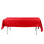 Cotton Blend 60"x102" Rectangle Tablecloth Red - Wrinkle-Resistant Table Cover