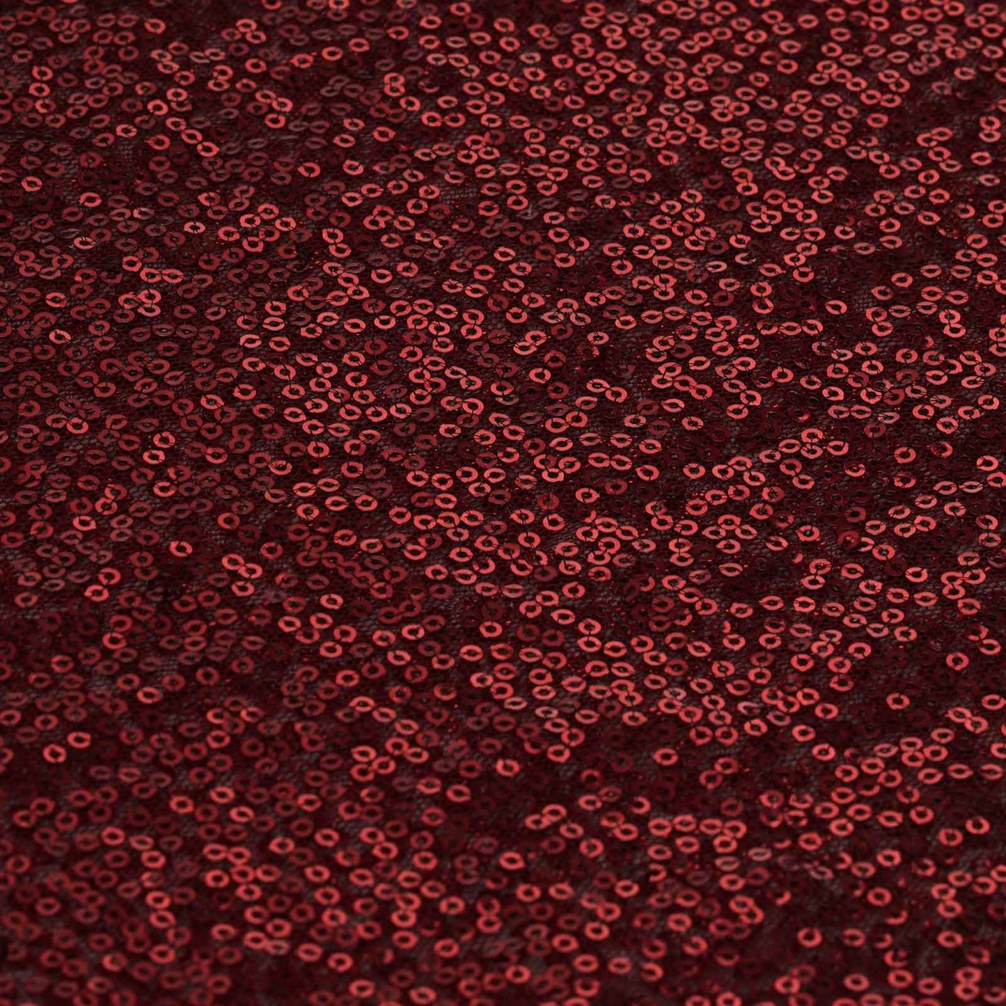 Sequin 12"x108" Table Runner Burgundy - Glittering Design