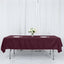 Polyester 54"x96" Rectangle Tablecloth Burgundy - Wrinkle-Resistant & Easy-to-Care Table Cover