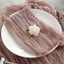 5 Pack Gauze Cheesecloth 24"x19" Napkins Dusty Rose Reusable Dinner Napkins