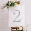 Decorative Rhinestone Number "2" Stickers, Glitter Adhesive Craft Numbers Silver DIY Sparkle Embellishments 8"