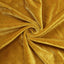 7.5ft Metallic Gold Soft Velvet Fitted Round Event Party Backdrop Cover
