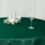 Taffeta 90"x90" Table Overlay Square Tablecloth Hunter Emerald Green - Accordion Crinkle Table Cover