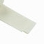 2 Pack 6yd Ivory Silk-Like Chiffon Linen Ribbon Roll For Bouquets, Wedding Invitations Gift Wrapping