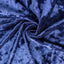 65"x5 Yards Navy Blue Crushed Velvet Fabric Bolt, DIY Craft Fabric Roll