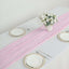 Gauze Cheesecloth 10ft Table Runner Pink - Rustic Boho Style