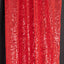 2 Pack Red Sequin Event Curtain Drapes with Rod Pockets, Seamless Backdrop Event Panels - 8ftx2ft