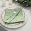 5 Pack Polyester 17"x17" Napkins Sage Green - Durable & Wrinkle Resistant Dinner Napkins