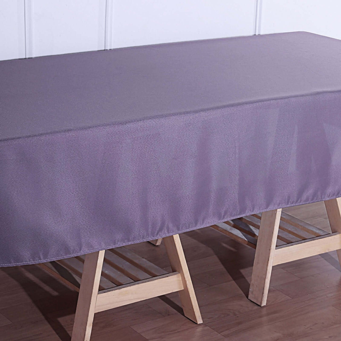Polyester 60"x102" Rectangle Tablecloth Violet Amethyst - Durable and Stylish Table Cover
