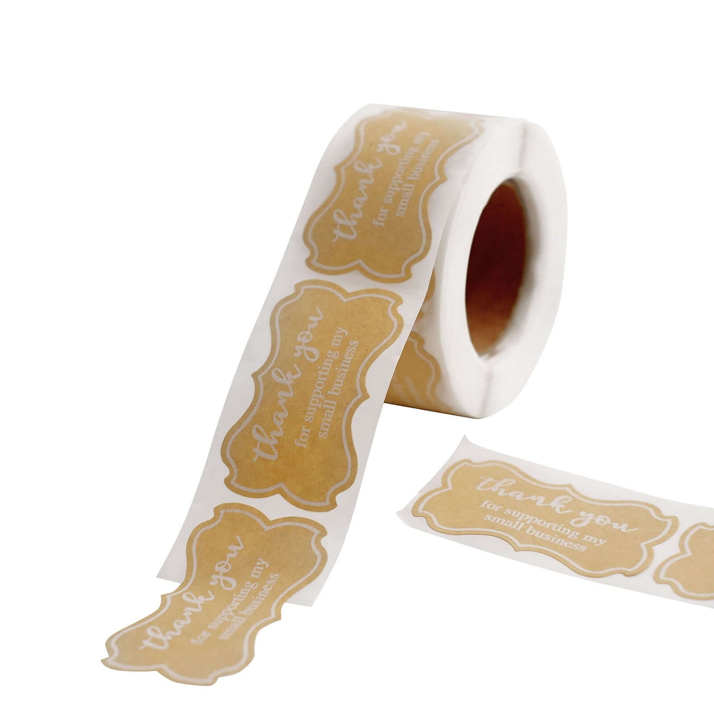 500Pcs 1.5" Thank You for Supporting My Small Business Stickers Roll, Labels for DIY Envelope Seals