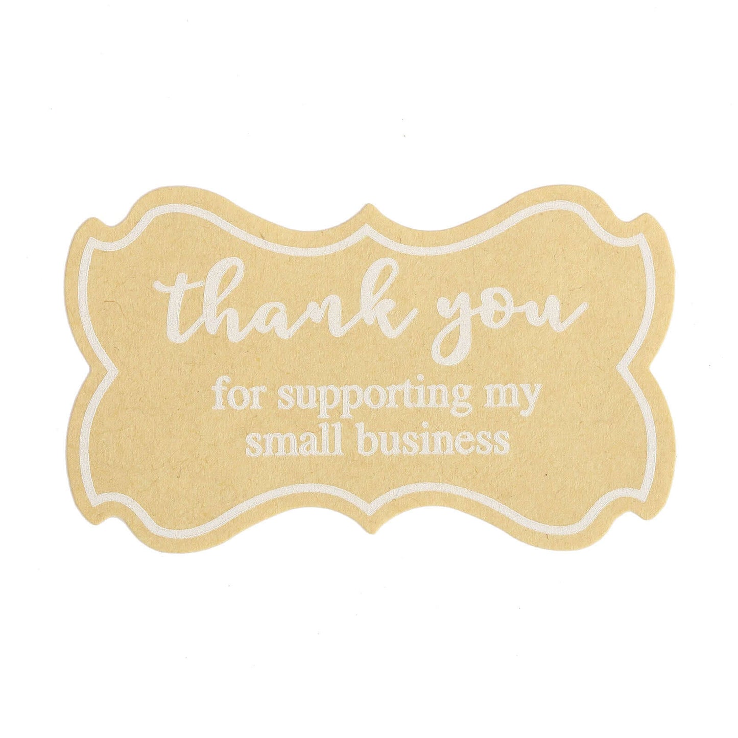 500Pcs 1.5" Thank You for Supporting My Small Business Stickers Roll, Labels for DIY Envelope Seals