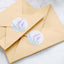 500Pcs 1.5" Thank You Purple Lavender Print Stickers Roll, Labels For DIY Envelope Seals - Round