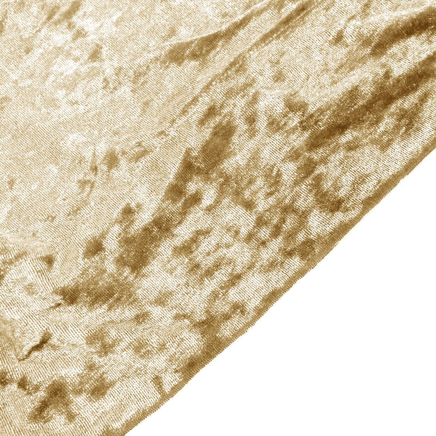 Champagne Crushed Velvet Backdrop Curtain â€“ 8ft x 8ft Event Drape with Rod Pocket, Privacy Panel for Photo Booths & Events