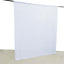 White Crushed Velvet Backdrop Curtain â€“ 8ft x 8ft Event Drape with Rod Pocket, Privacy Panel for Photo Booths & Events