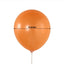 50 Pack Orange Biodegradable Balloons, 12" Thickened Extra Strong Eco-friendly Latex Helium Party Balloons