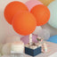 10 Pack 18" Matte Pastel Orange Helium or Air Latex Party Balloons