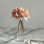 11" Dusty Rose Real Touch Artificial Silk Peonies Flower Bouquet