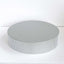 Metal Pedestal Cake Stand Round Design with Rhinestones Silver - Cupcake Holder and Dessert Table Centerpiece 14"