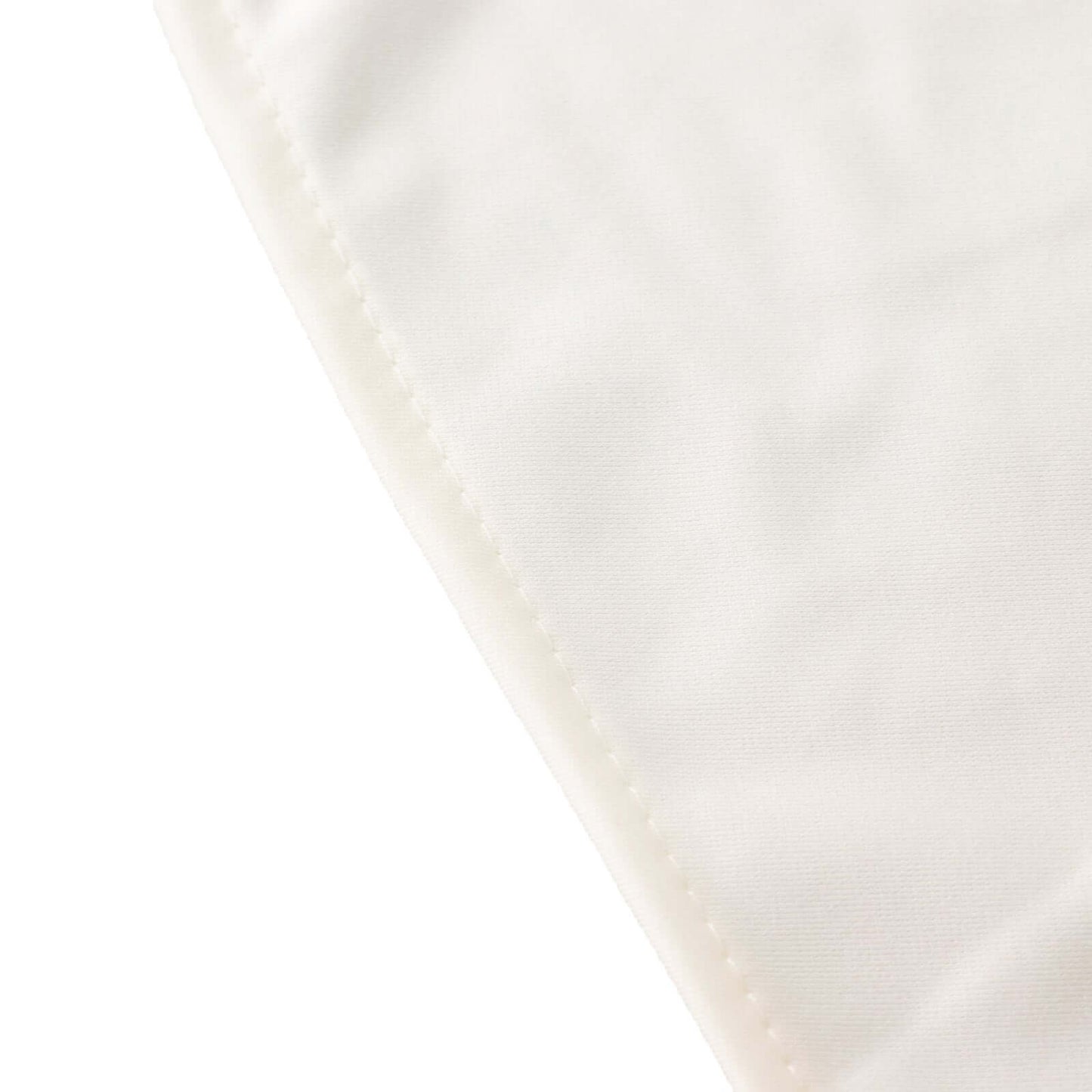 Scuba Round 108" Tablecloth Ivory - Wrinkle Free & Stain Resistant Table Cover