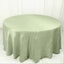 Taffeta 120" Round Tablecloth Sage Green - Seamless Accordion Crinkle Table Cover