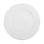 6-Pack Acrylic Round Charger Plates 13" in White with Beaded Rim, Dinner Charger Event Tabletop Decor