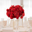 22-Inch Red Silk Flower Grand Centerpiece â€“ Pre-Arranged Artificial Rose, Hydrangea & Chrysanthemum Ball for Wedding & Event DÃ©cor