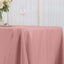 Polyester 72"x120" Rectangle Tablecloth Dusty Rose - Durable and Stylish Table Cover