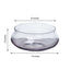 Glass Floating Candle Bowl Multi-Purpose Design - Table Centerpiece for Decor 7"