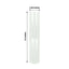 2-Pack Glass Pillar Hurricane Candle Shades - Clear Chimney Tube with 2.25" Wide Open Ends 12"