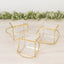 25 Pack Plastic Clear Square Gift Boxes with Gold Trim - Transparent Favor Boxes, Rope Handle, Pre-Printed Thank You Message - 4"x4"