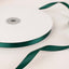 100 Yards 3/8" Hunter Emerald Green Single Face Decorative Satin Ribbon