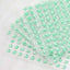 600 Pcs Apple Green Star Shape Stick-On Diamond Rhinestone Stickers, DIY Self Adhesive Craft Gems