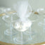 12-Pack Plastic Dessert Cup Candy Dishes Clear - Decorative Mini Pedestal Stands for Treats 2"