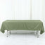 Polyester 60"x126" Rectangle Tablecloth Dusty Sage Green - Wrinkle-Resistant Table Cover