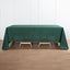 Polyester 72"x120" Rectangle Tablecloth Hunter Emerald Green - Durable and Stylish Table Cover