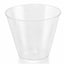 25-Pack Plastic Party Cups Clear Crystal - Stylish Short Disposable Glasses 9oz