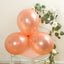 50 Pack Rose Gold Biodegradable Balloons, 12" Thickened Extra Strong Eco-friendly Latex Helium Party Balloons