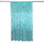 8ftx8ft Turquoise Big Payette Sequin Event Curtain Drapes, Backdrop Event Panel
