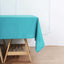Polyester 70"x70" Table Overlay Square Tablecloth Turquoise - Wrinkle-Resistant & Durable Table Cover