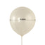 50 Pack White Biodegradable Balloons, 12" Thickened Extra Strong Eco-friendly Latex Helium Party Balloons