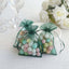10 Pack 4"x6" Hunter Emerald Green Organza Drawstring Wedding Party Favor Gift Bags