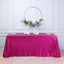 Sequin 90"x156" Rectangle Tablecloth Fuchsia - Seamless Twinkling Table Cover