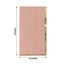 50-Pack Paper Dinner Napkins Dusty Rose with Gold Foil Edge 2 Ply - Stylish Disposable Napkins