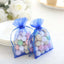 10 Pack 4"x6" Royal Blue Organza Drawstring Wedding Party Favor Gift Bags