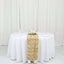 Rosette Satin 14"x108" Table Runner Champagne - Grandiose Design