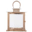 Stainless Steel Candle Lantern Cage Top Design Rose Gold - Outdoor Metal Patio Lantern Centerpiece 10"