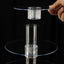 4-Tier Acrylic Round Cupcake Stand Clear - Buffet Party Tables 14"