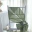 5 Pack Polyester Chair Sashes Dusty Sage Green 6"x108"